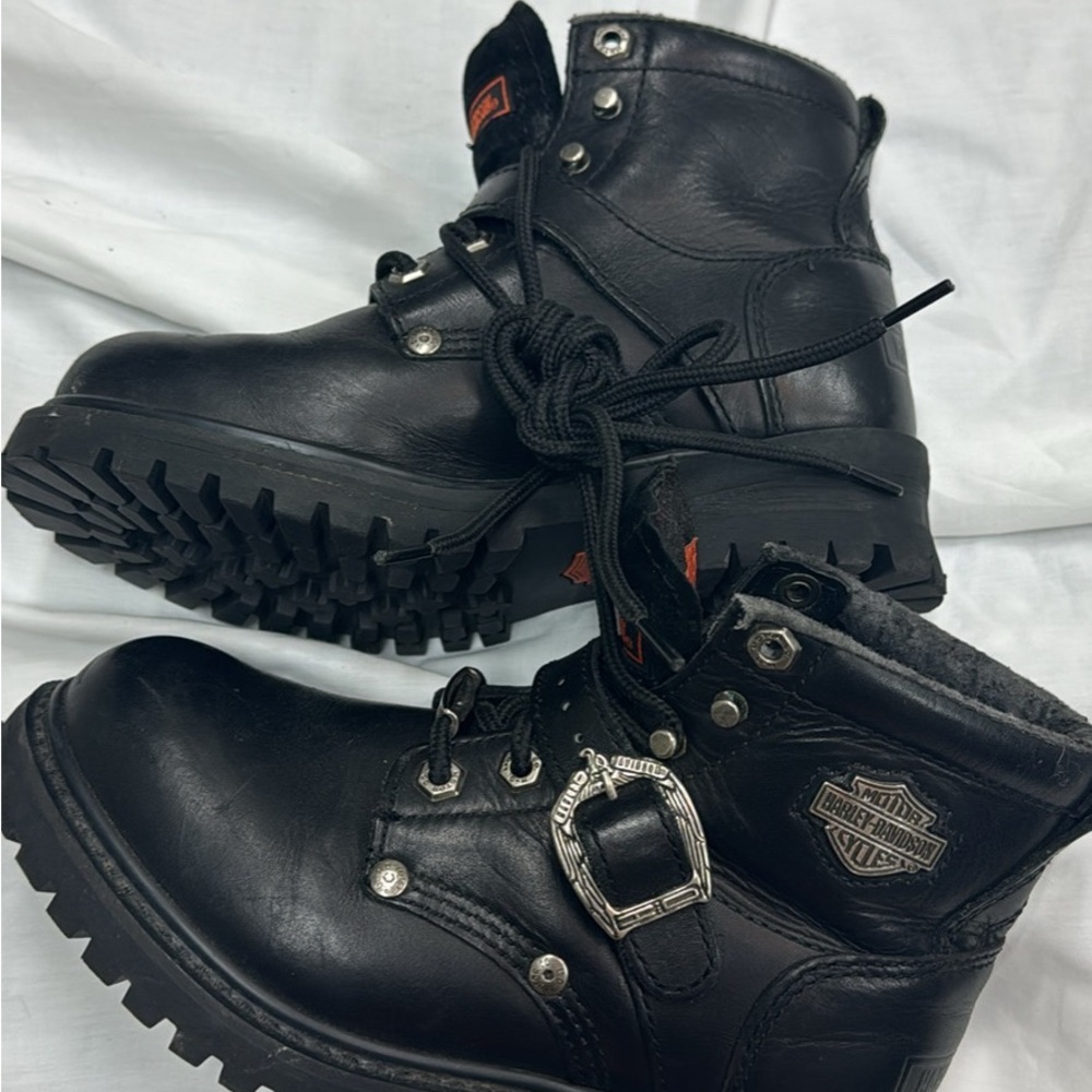 Harley-Davidson women’s Black Leather riding Boots